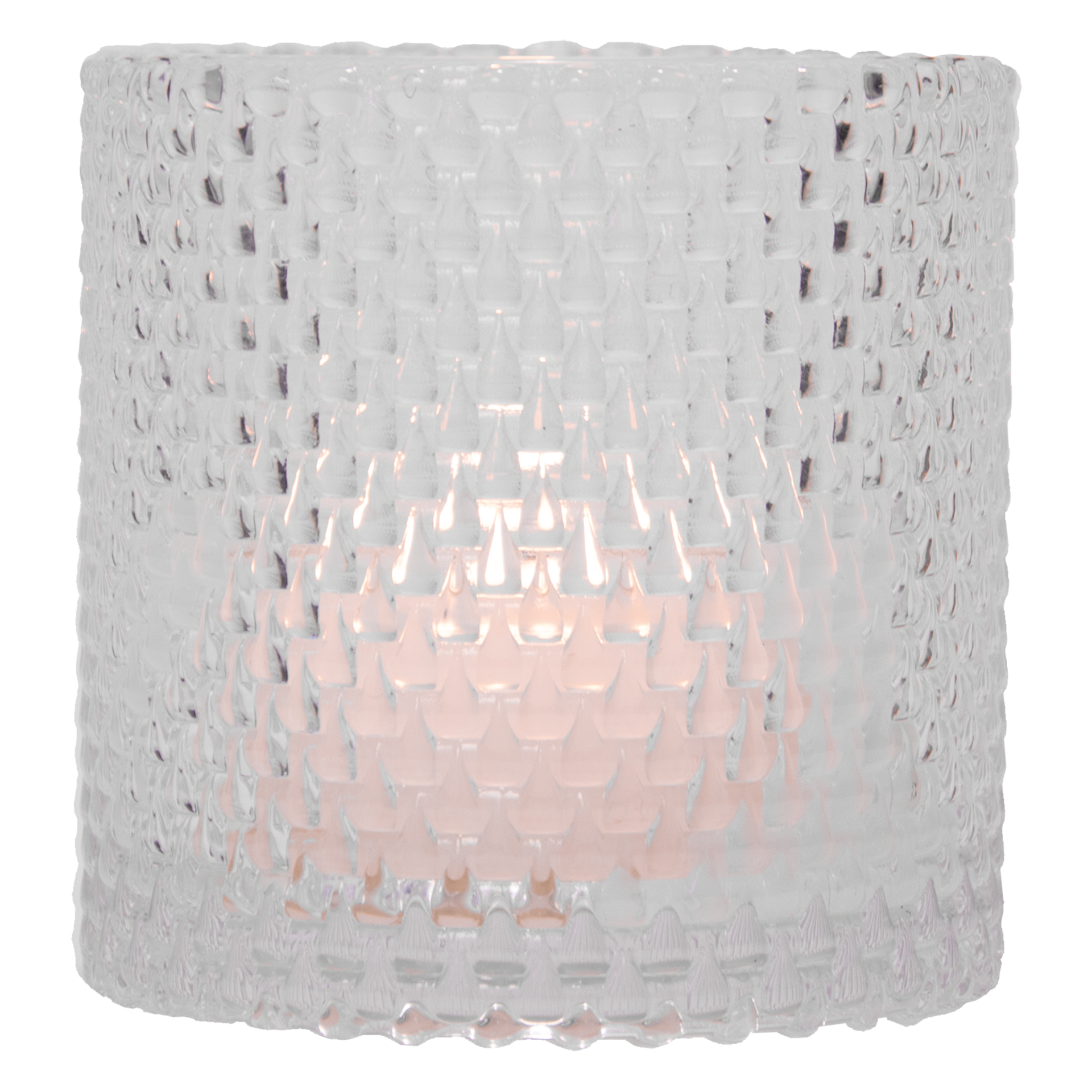 Kerzenhalter | Calm Glas | transparent h 8 cm | Ø 8 cm 