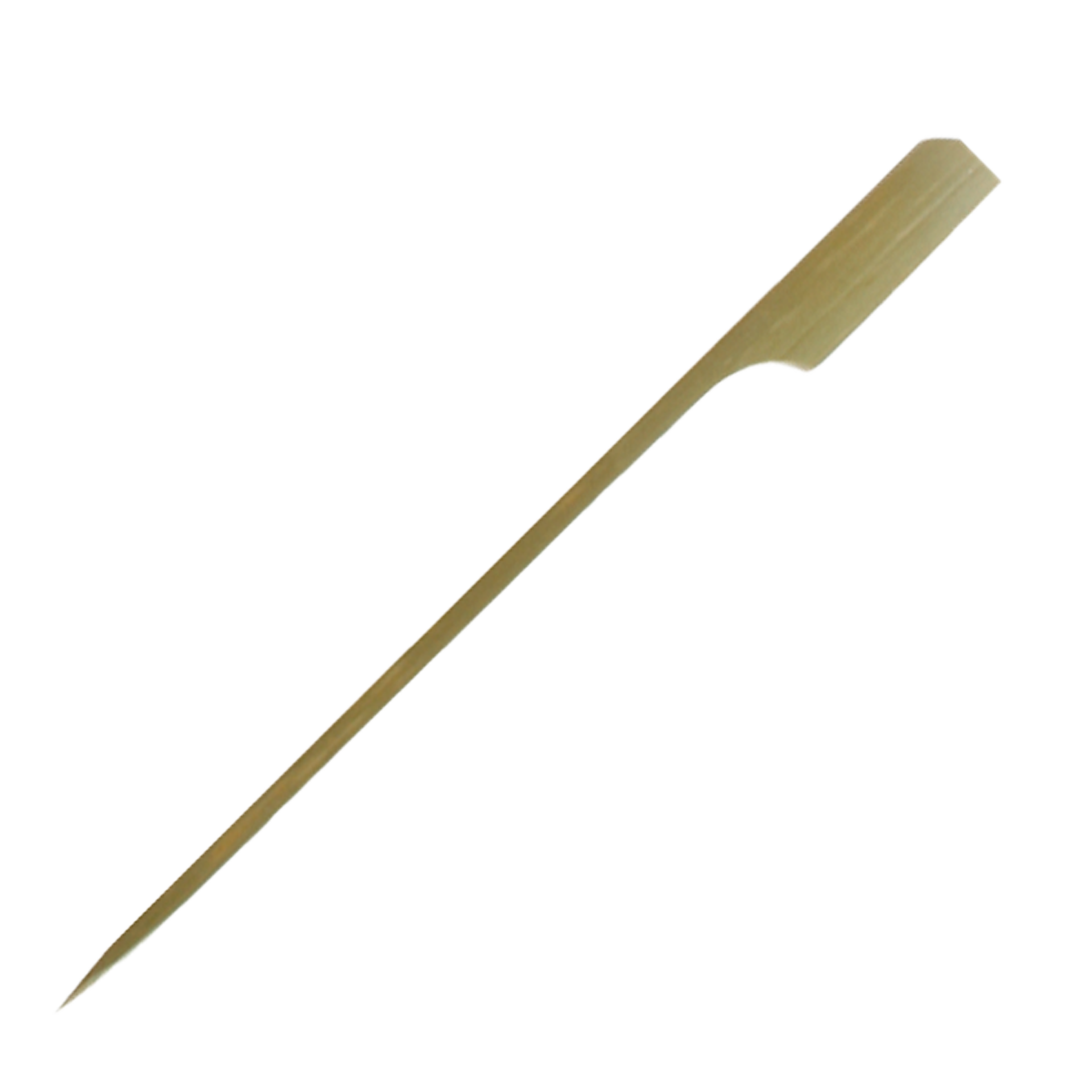 Spieße Bambus 15 cm | Schwert einseitig spitz 