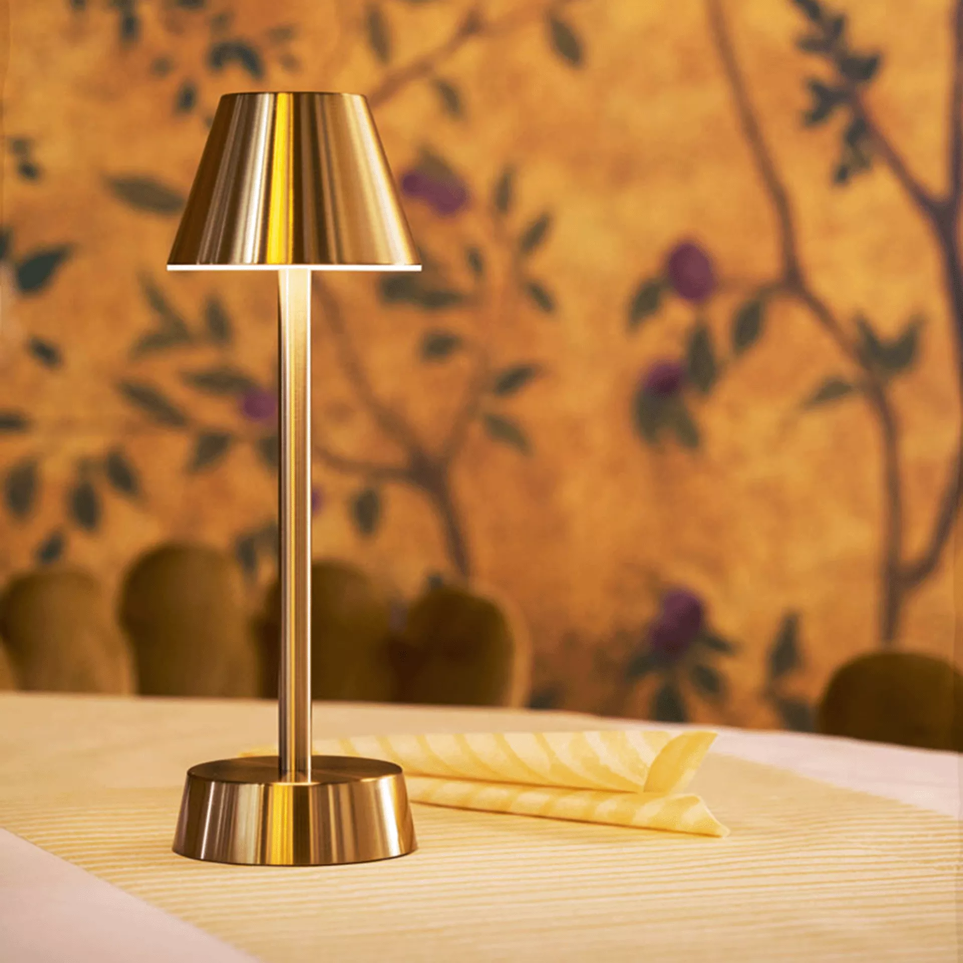 Led Lampe | Zelda Messing h 32 cm Ø 10,3 cm