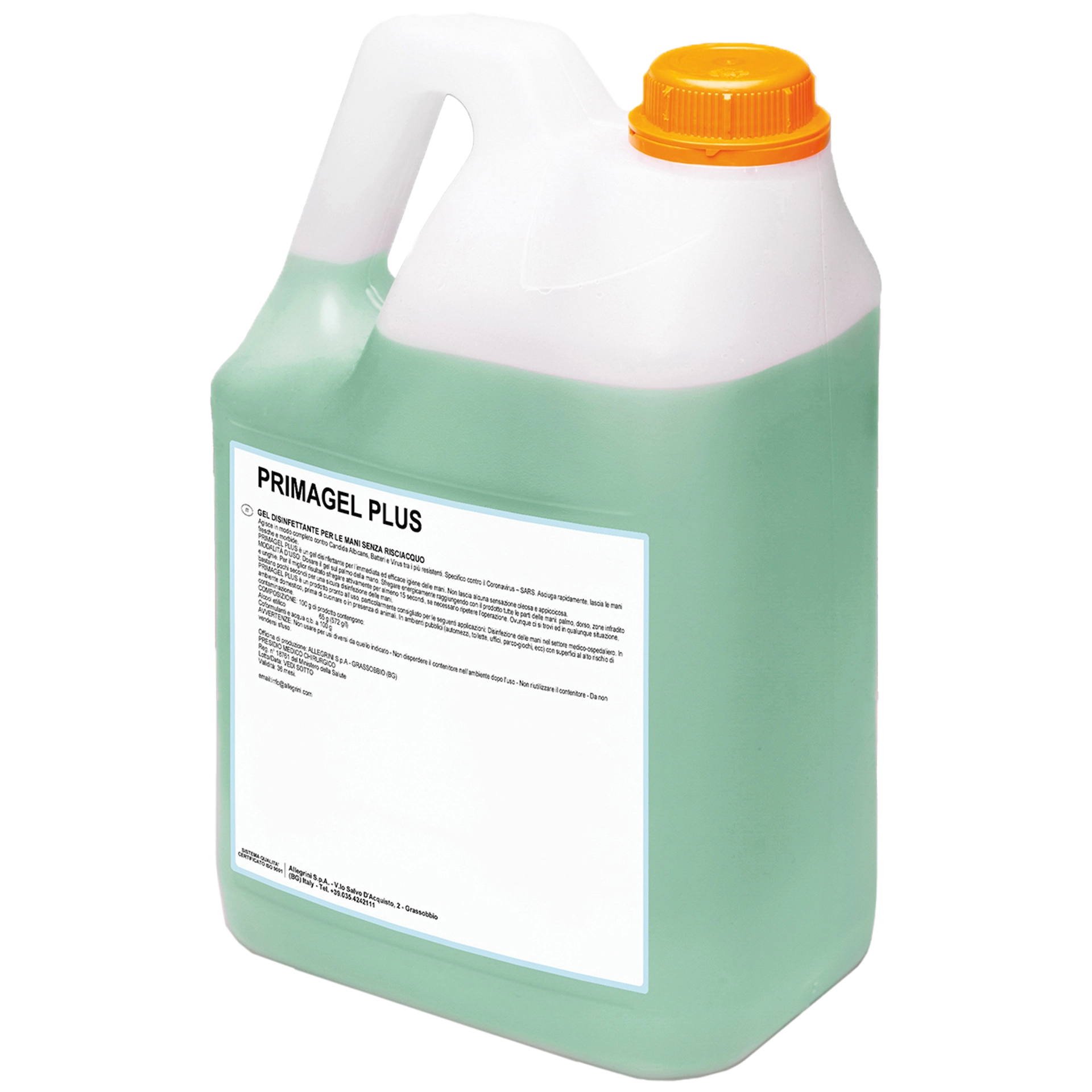 Disinfettante mani | Primagel Plus tanica | 5 lt. 