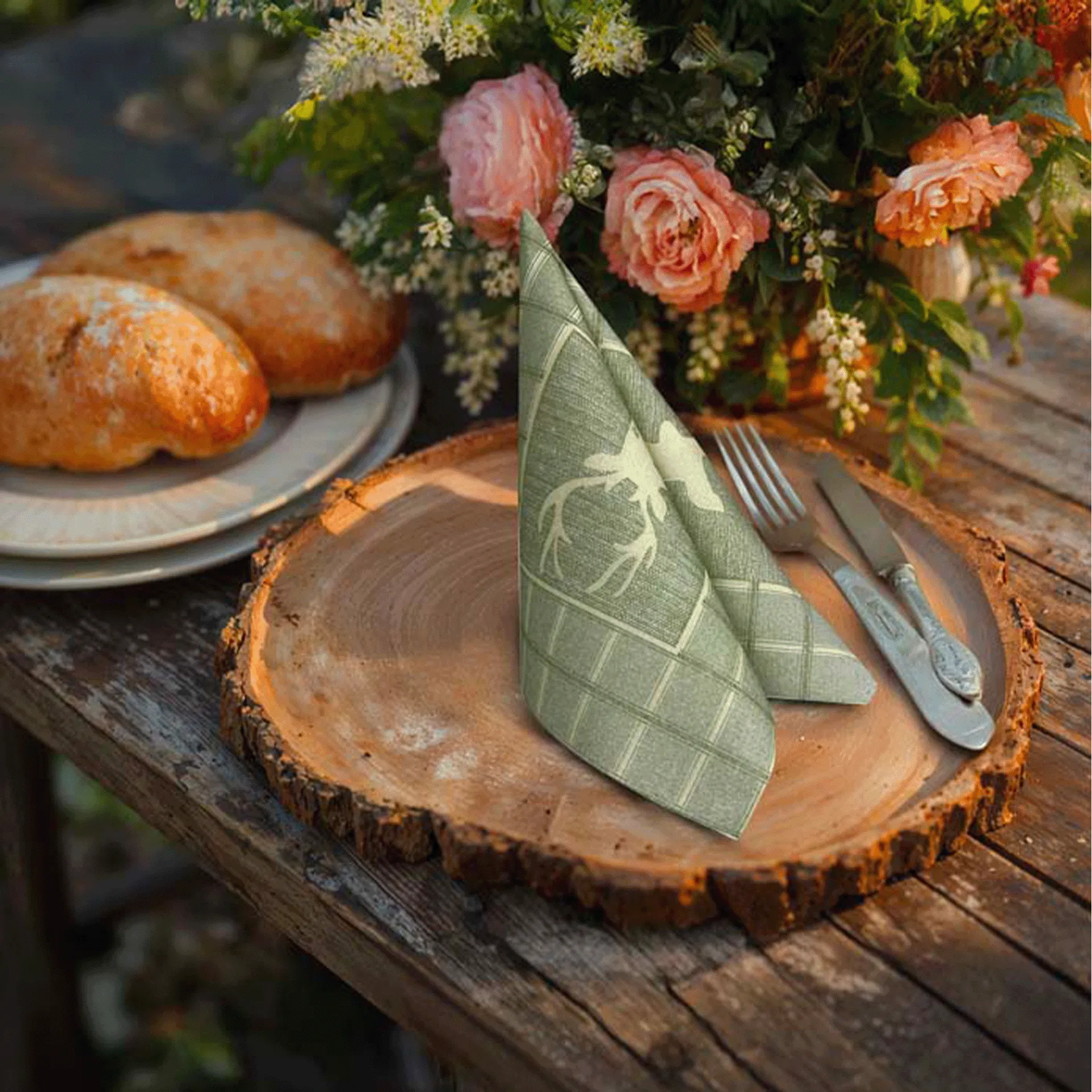 Tovagliolo | Alce Airlaid | verde 40x40 cm