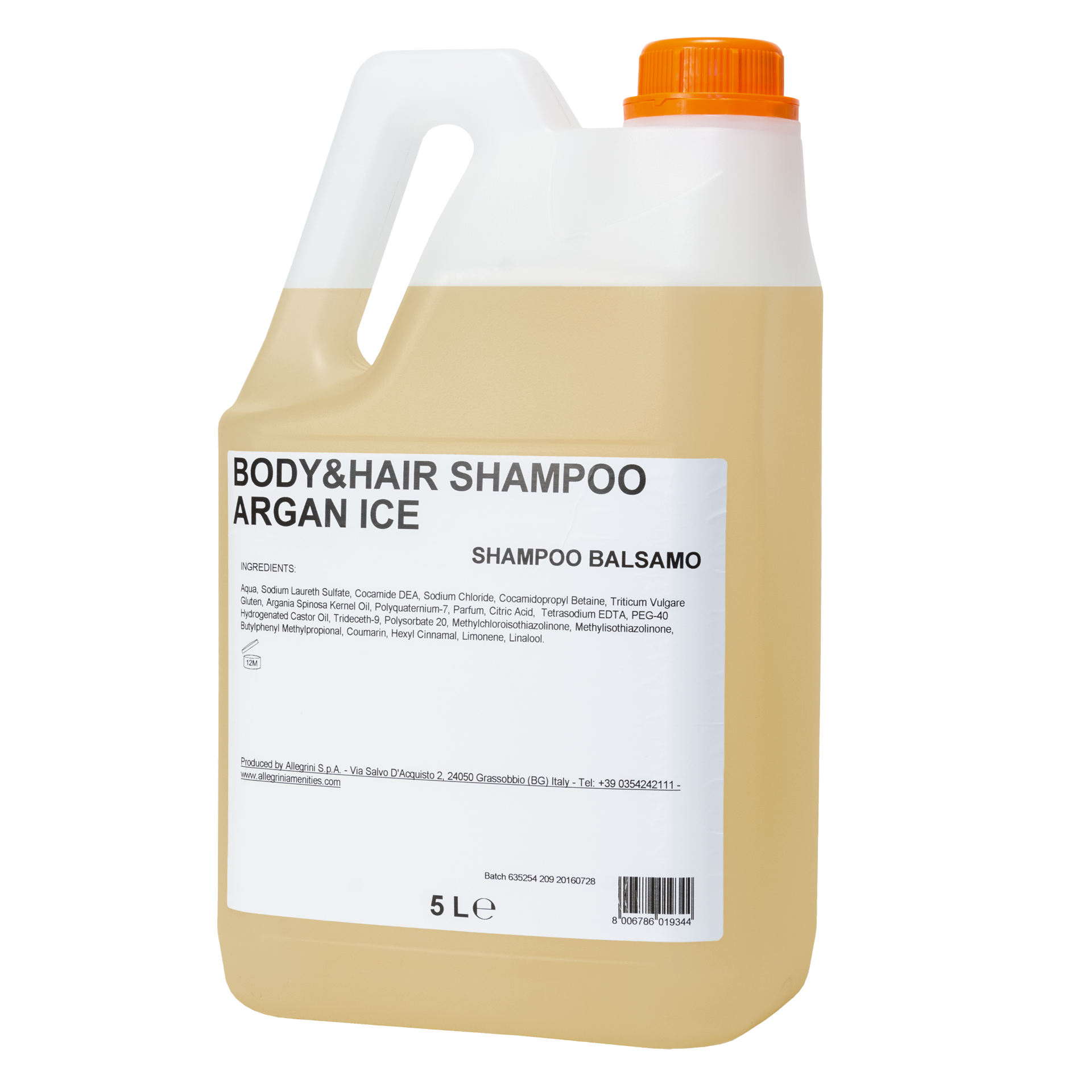Badeduschgel/Shampoo | Argan clear yellow Kanister | 5 lt. 