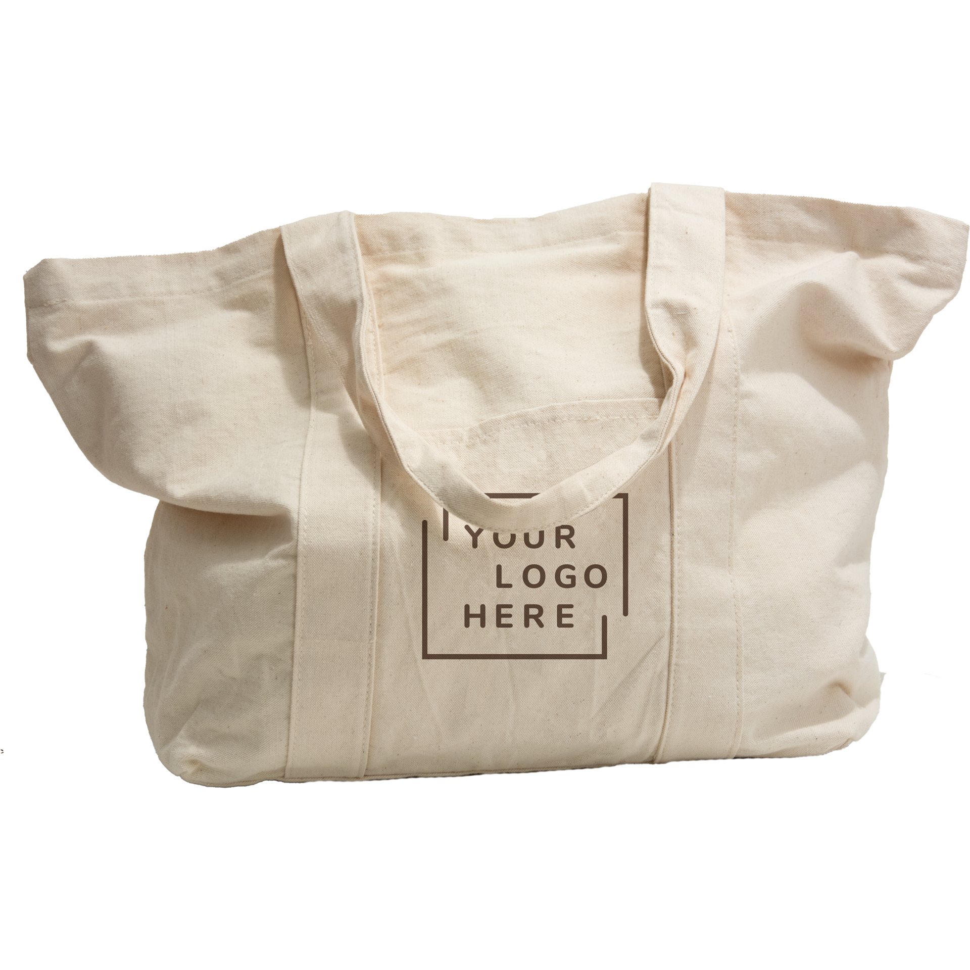 Wellnesstasche | Nature Leinen | 280 gr/m² 40x39x18 cm