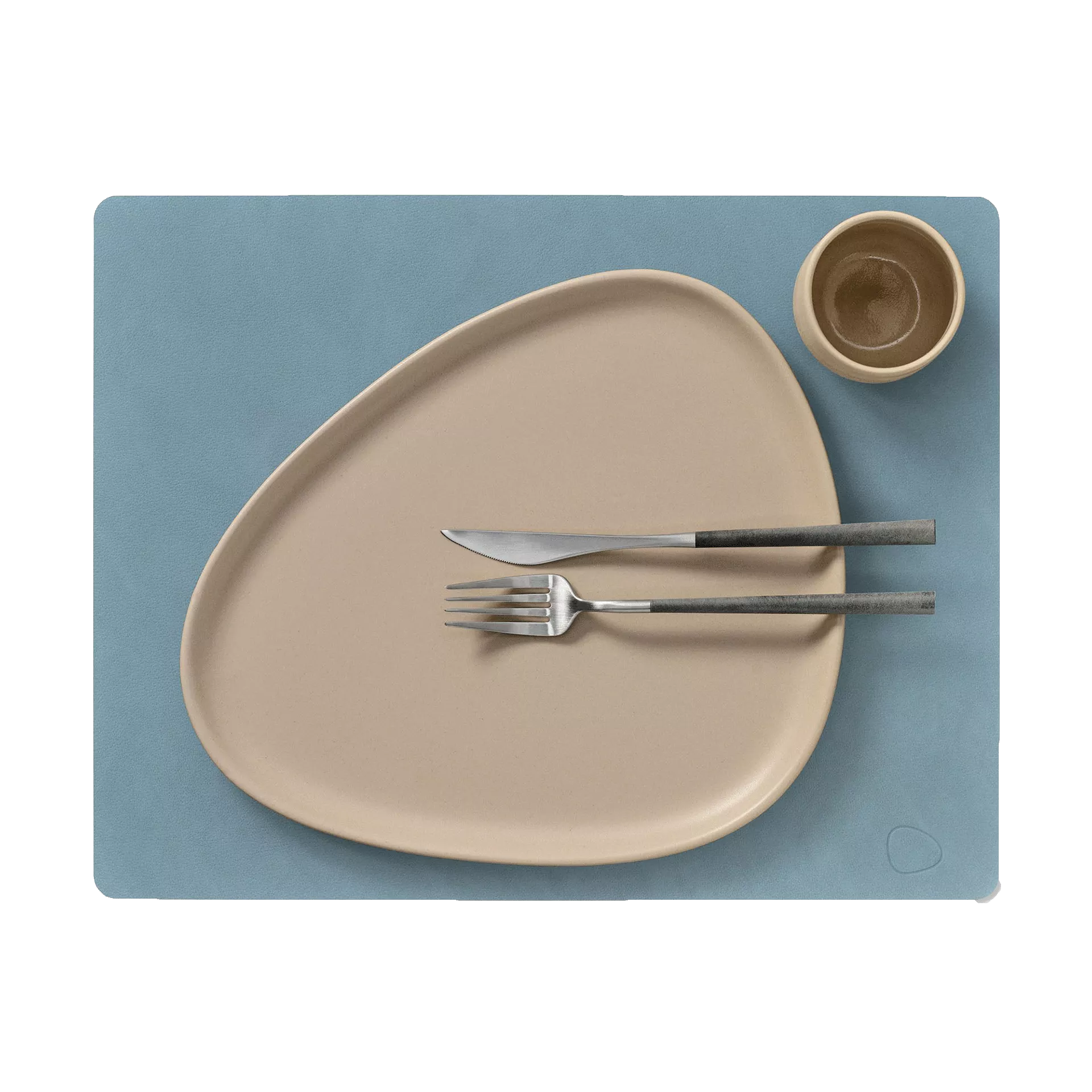 Tischset Nupo Square Farbe hellblau 35x45 cm | 1,6 mm