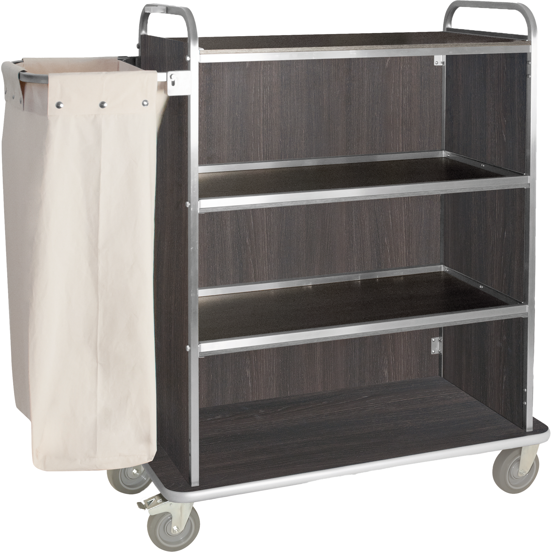 Wäschewagen Holz Dekor | Rovere 139x52x h 134 cm 