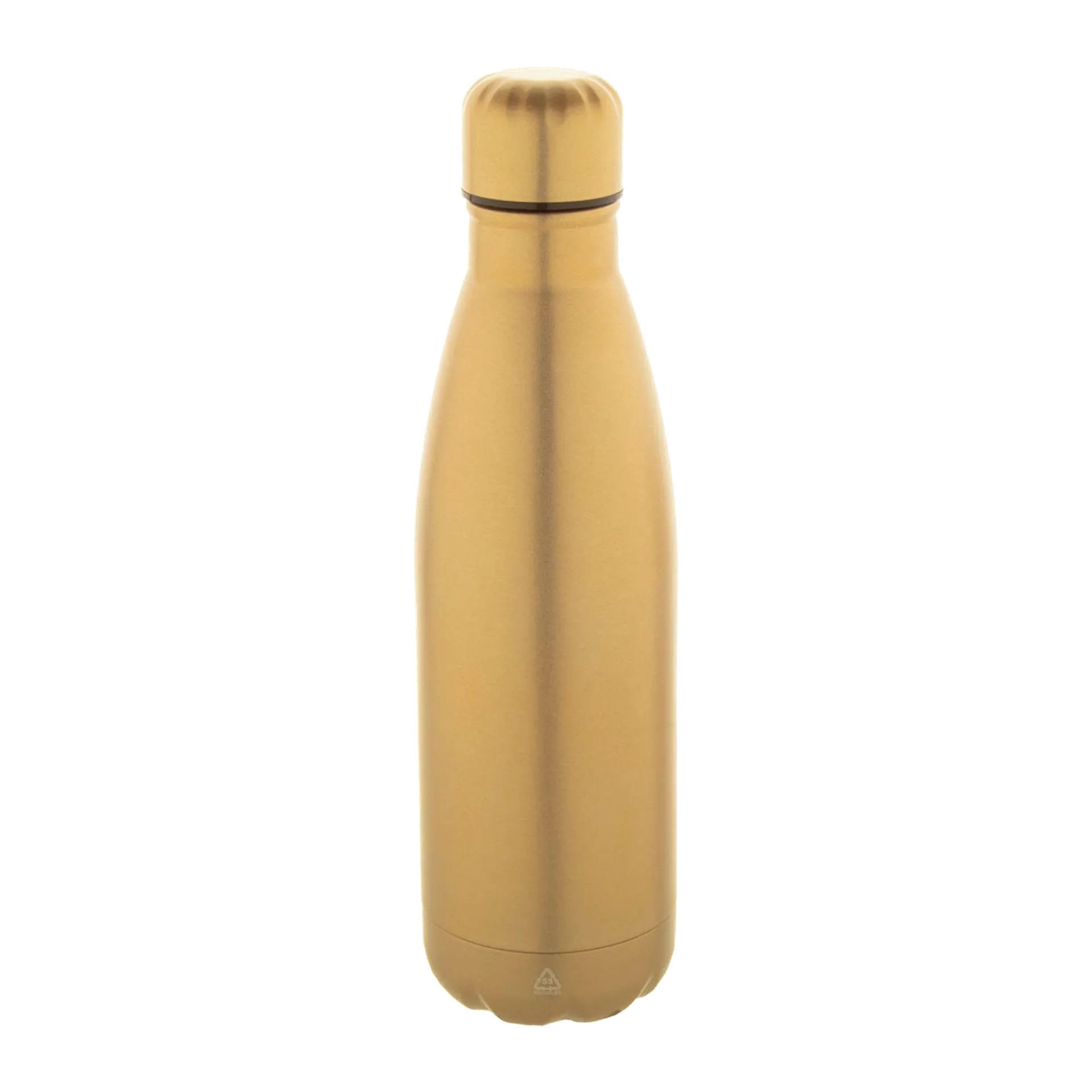 Trinkflasche | Refill recyceltes Edelstahl | gold 790 ml