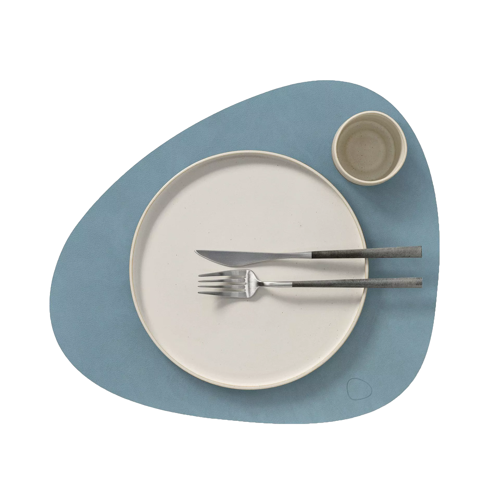 Tischset Nupo Curve Farbe hellblau 37x44 cm | 1,6 mm