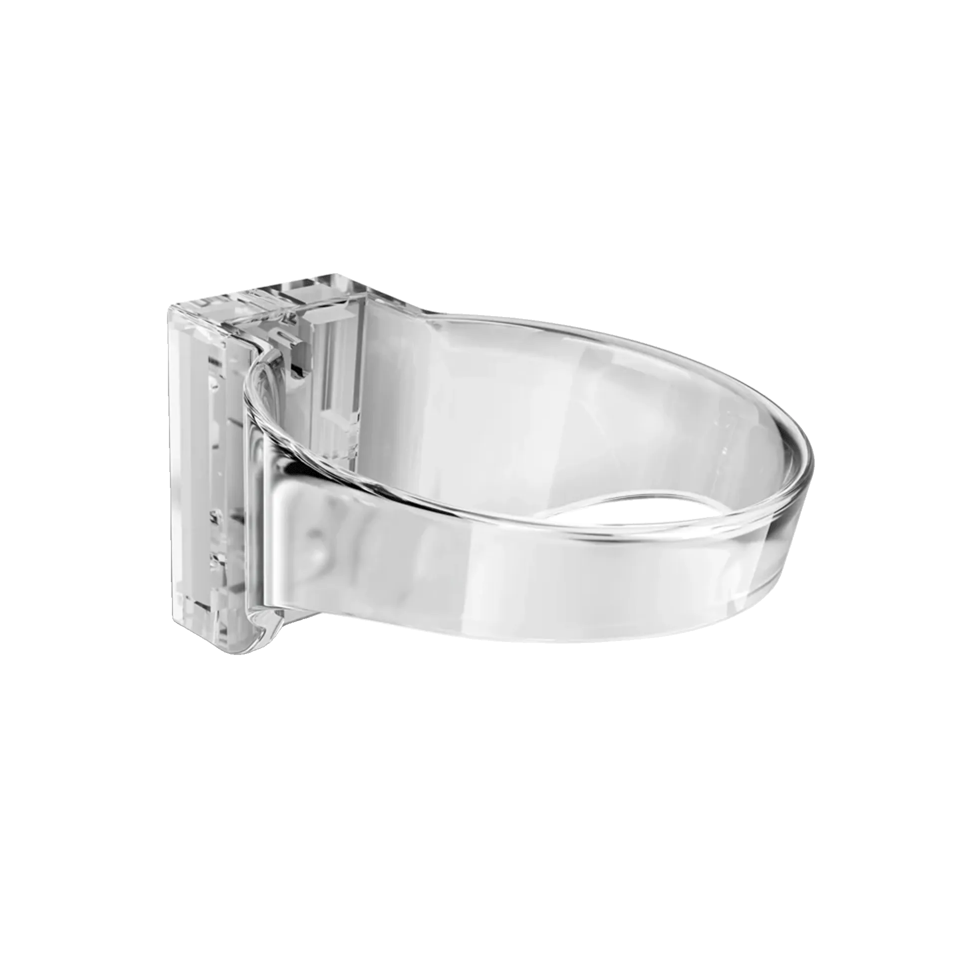 Supporto a muro | Jolly 034 ABS trasparente con bloccacavo