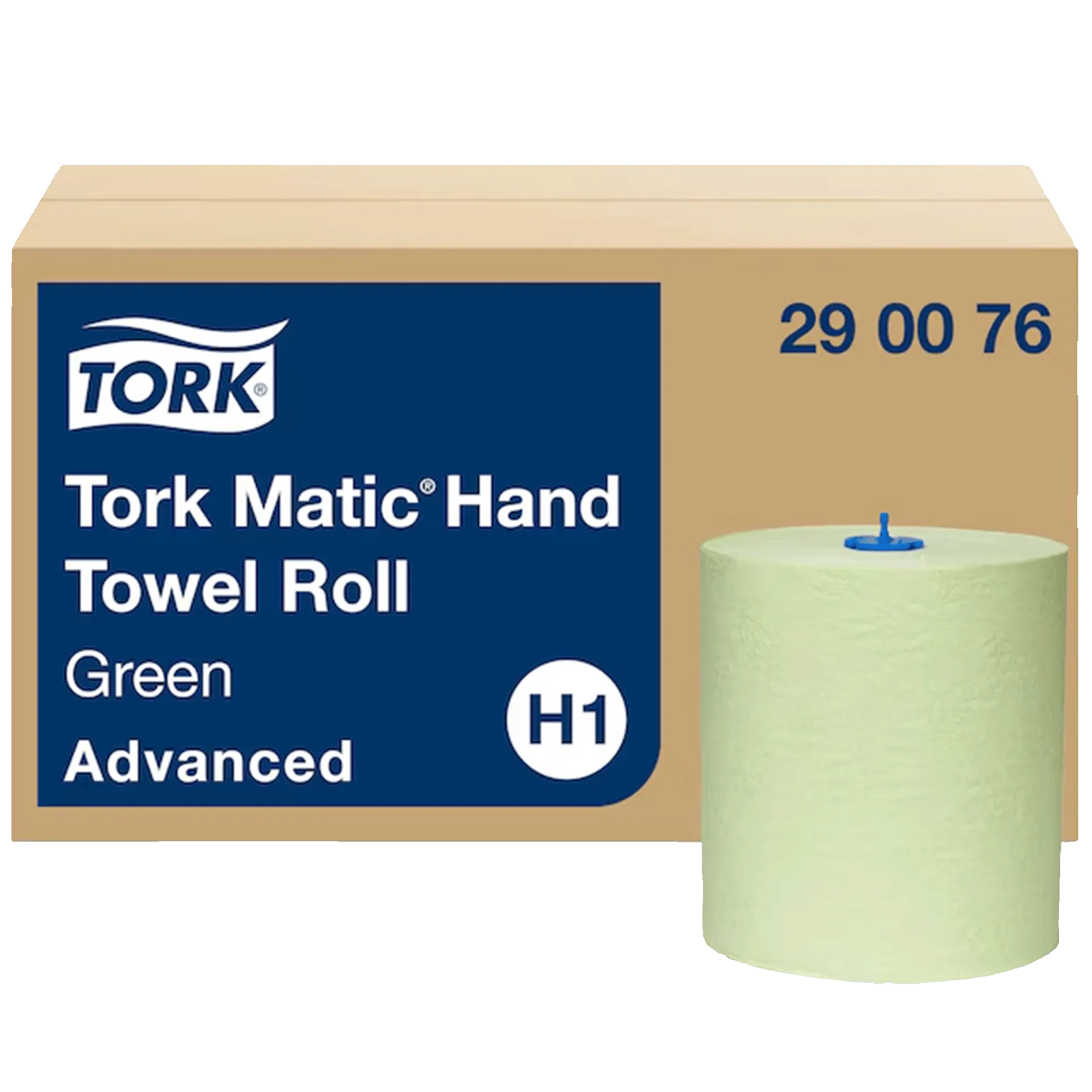 Rotolo asciugamani | Tork H1 carta 2 veli | verde 21 cm x 150 m