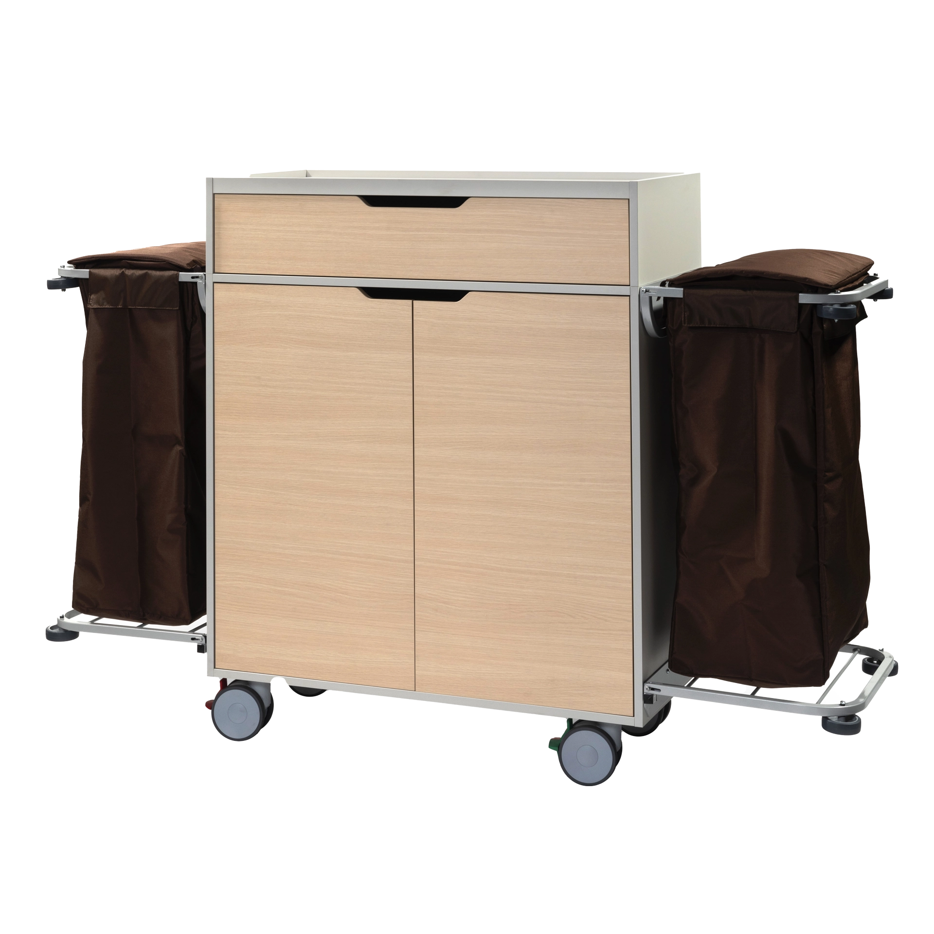 Wäschewagen | ExclusiveMurano192/127x49,5x h 127 cm 4 Etagen | mit 2 Säcken 1 Schublade 