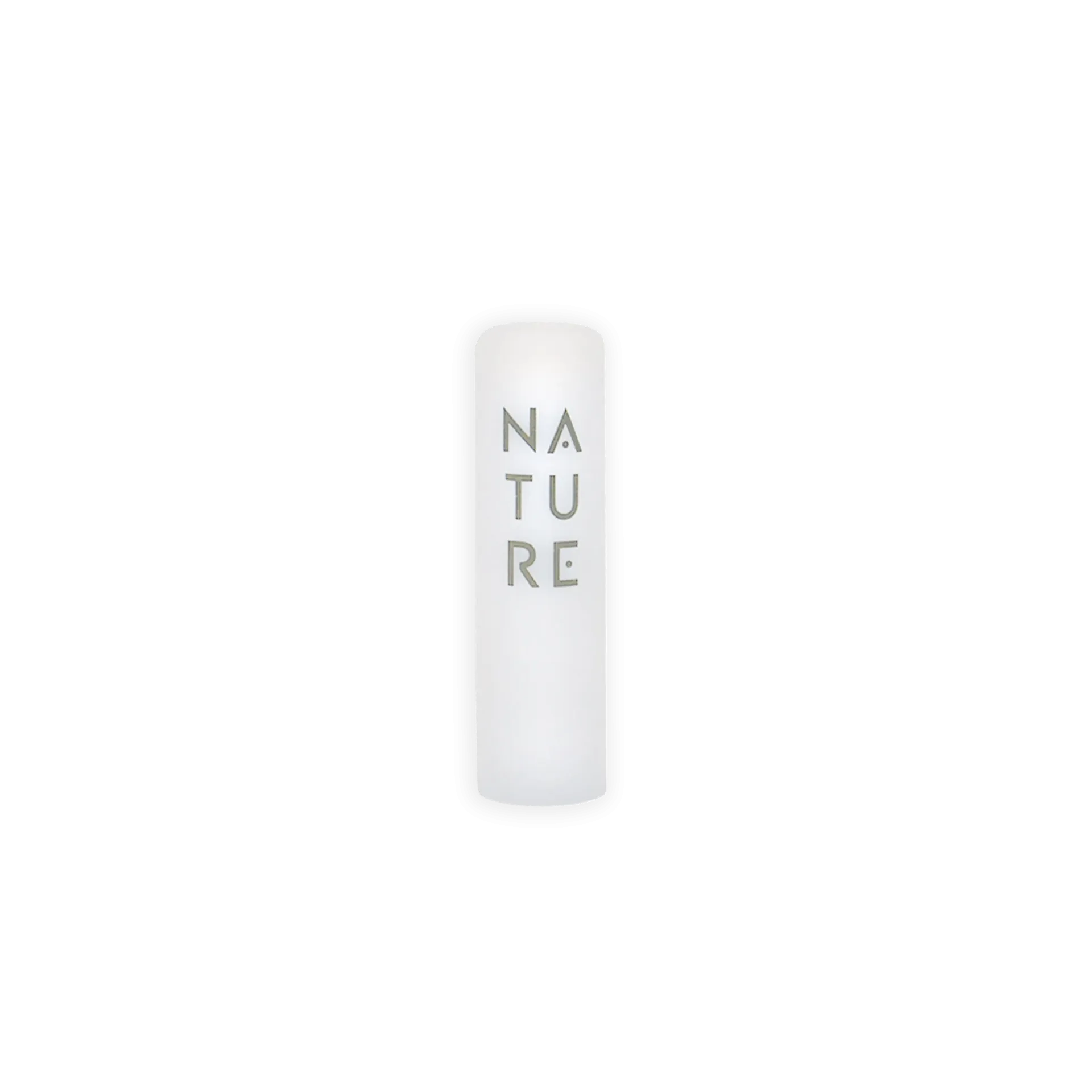 Lip Balsam | Nature con burro di karité e burro di cacao biologico 4,8 g | bianco