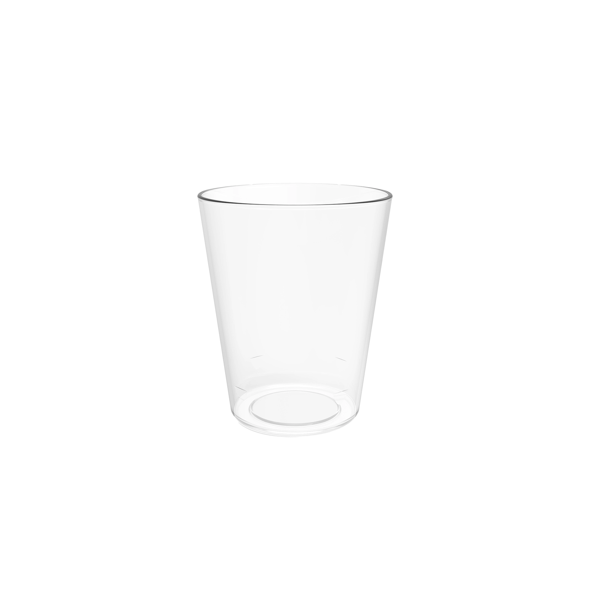 Bicchiere bagno PP | trasparente 330 ml infrangibile, 500 risciacqui