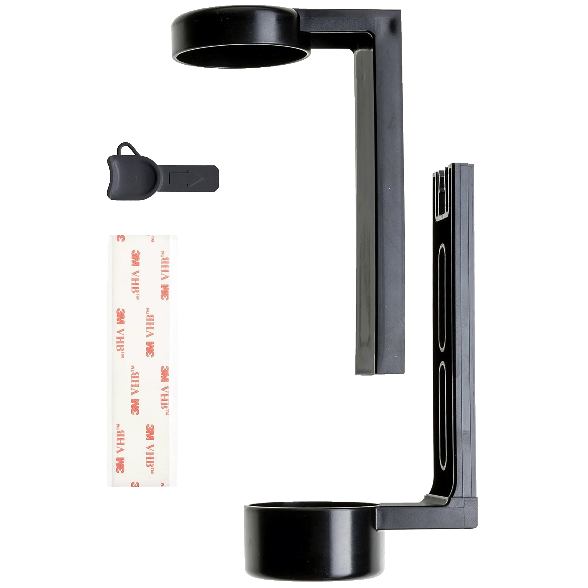 Wandhalterung CYSOAP Schwarz ABS inkl.Doppelkleber