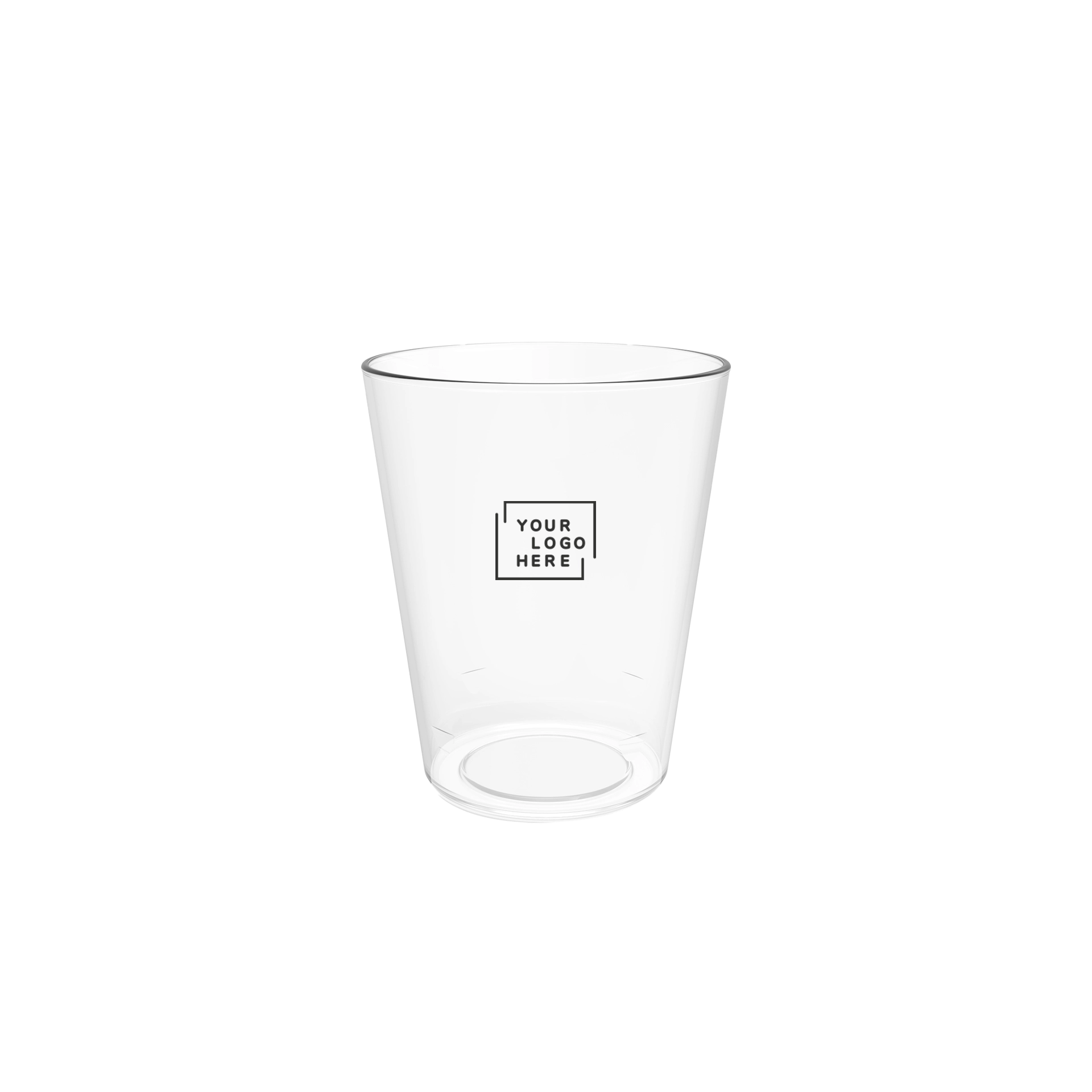 Bicchiere bagno PP | trasparente 330 ml infrangibile, 500 risciacqui