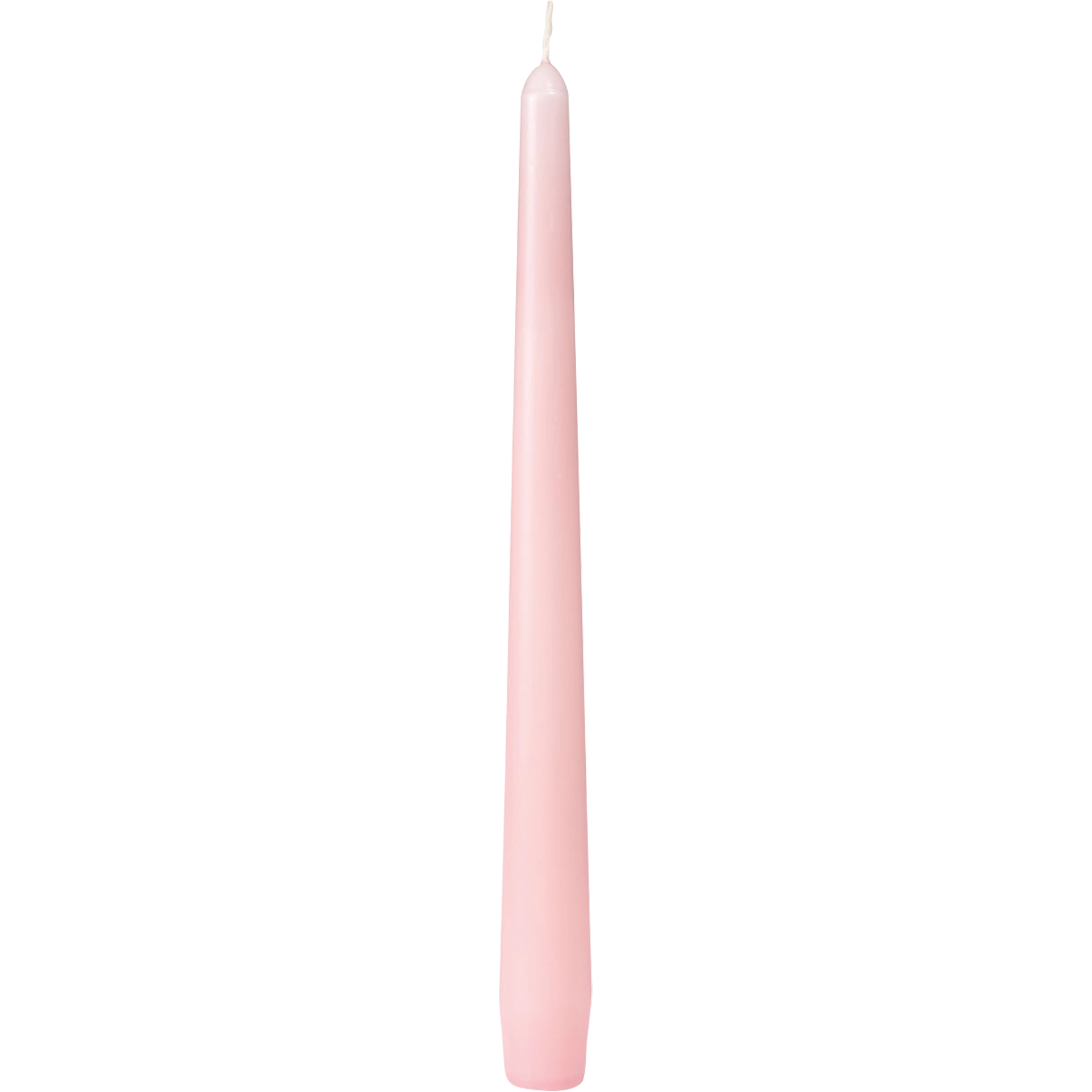 Candela a punta | Basic rosa pallido h 25 cm | Ø 2,2 cm
