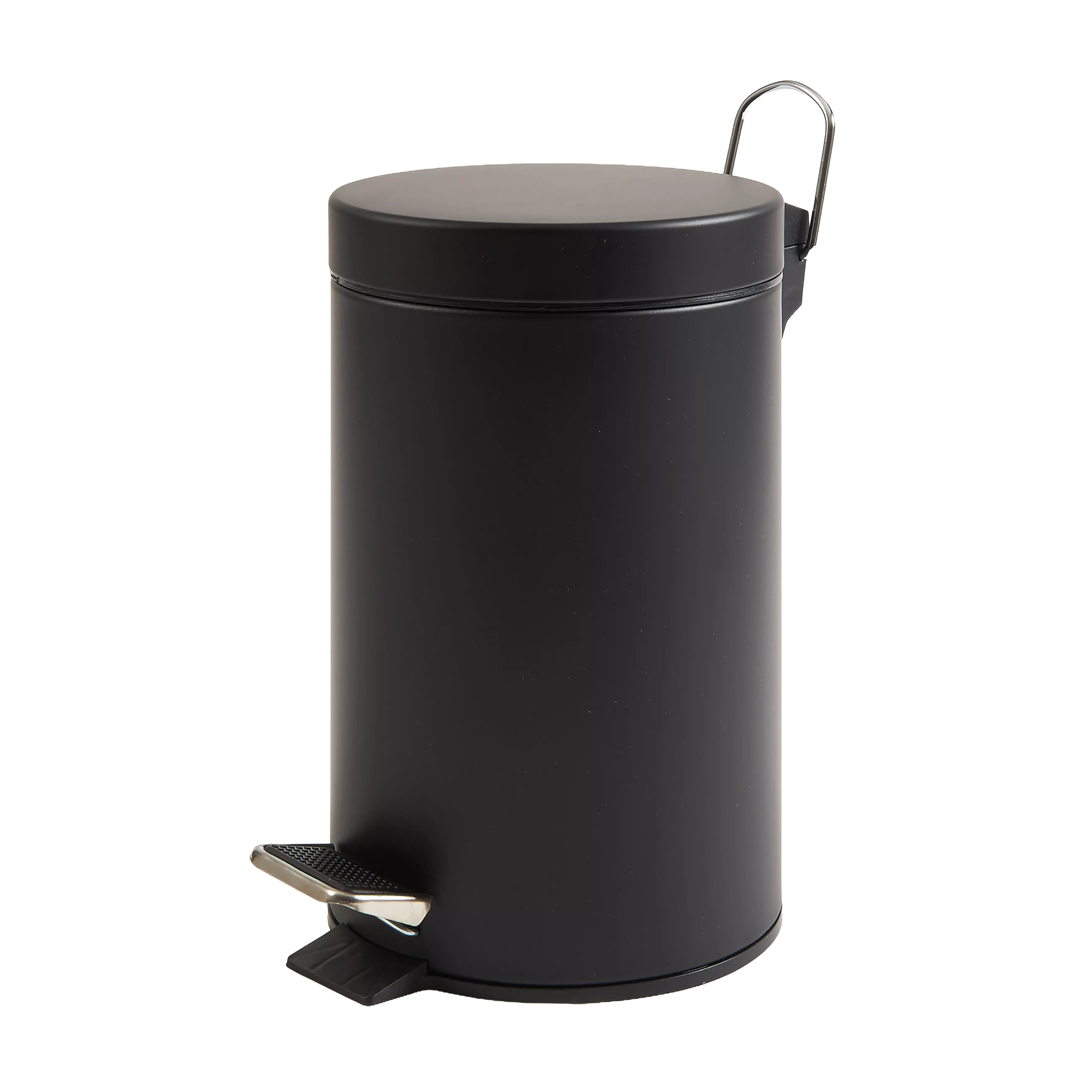 Treteimer | Premium Metall | schwarz 3 lt.