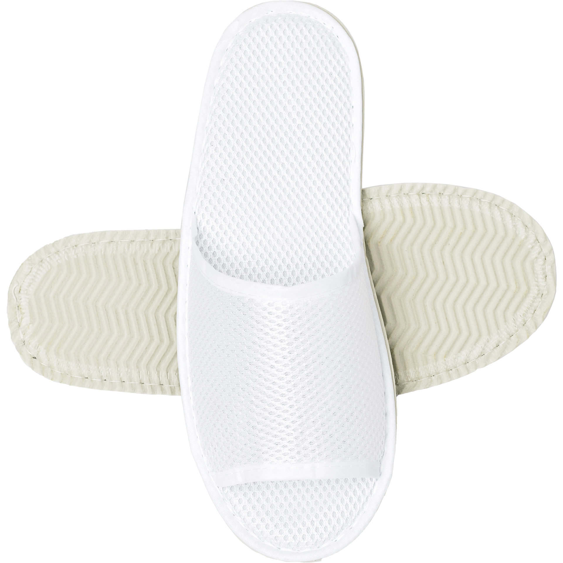Pantofola Wellness aperta PVC Rio | suola 5 mm a vista | 28,5 cm stampa 1 colore nastro satin