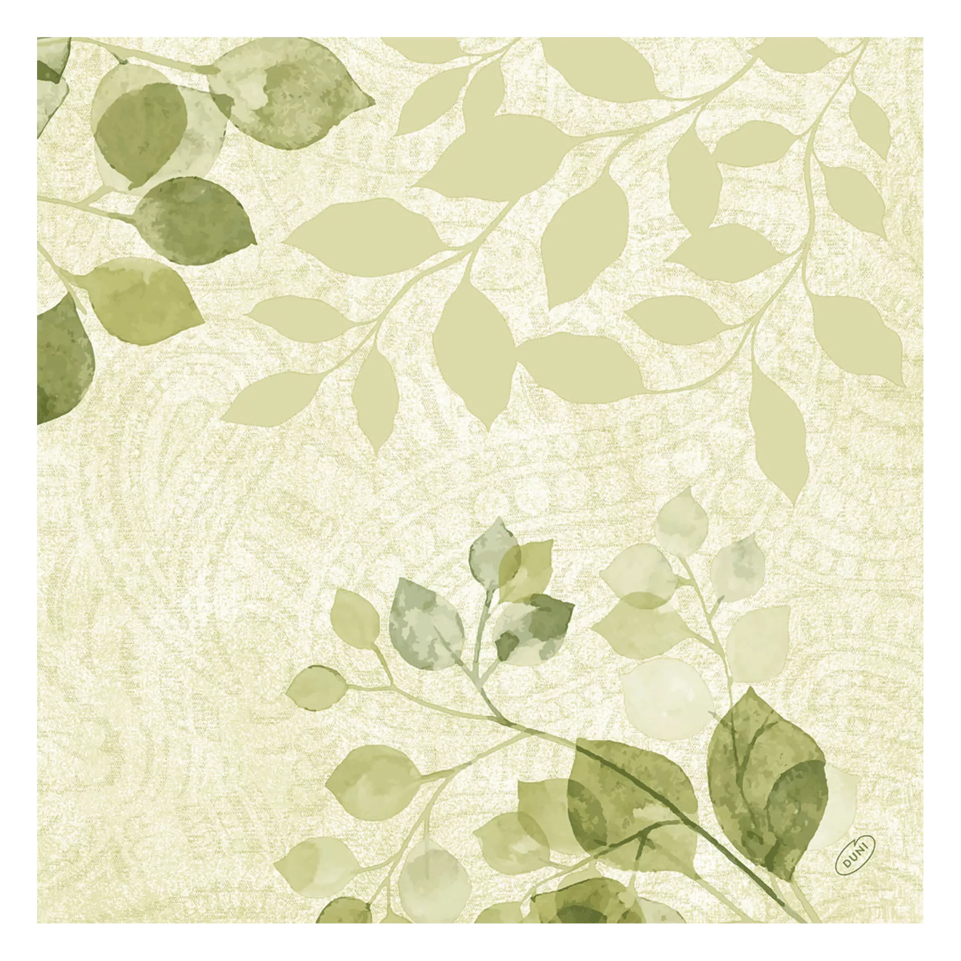 Serviette | Paisley Leaves Bio Dunisoft 40x40 cm 