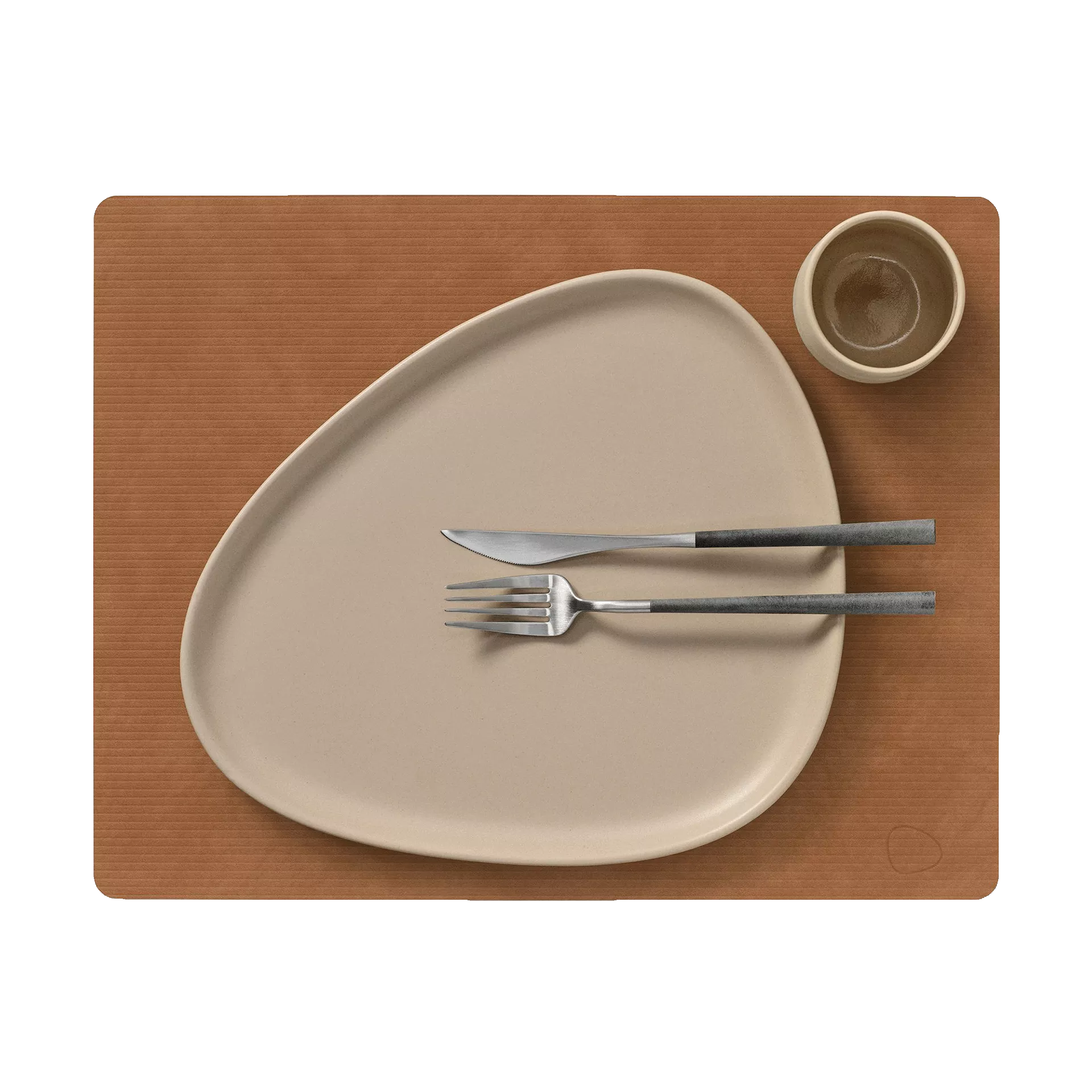 Tischset Corduroy Square Farbe natur 35x45 cm | 1,6 mm