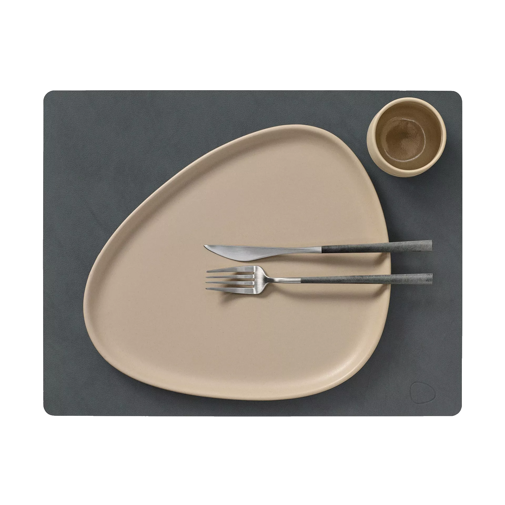 Tischset Nupo Square Farbe anthrazit 35x45 cm | 1,6 mm