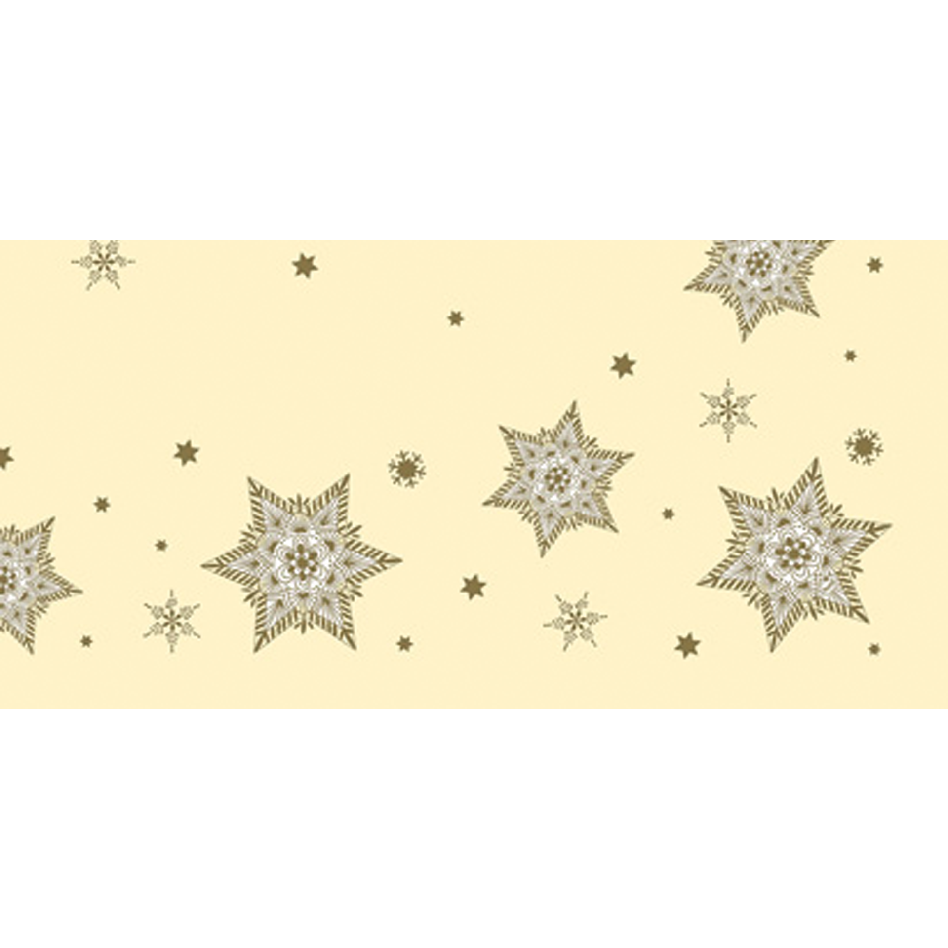 Aufleger Dunicel 84x84 cm Glittering Stars cream  