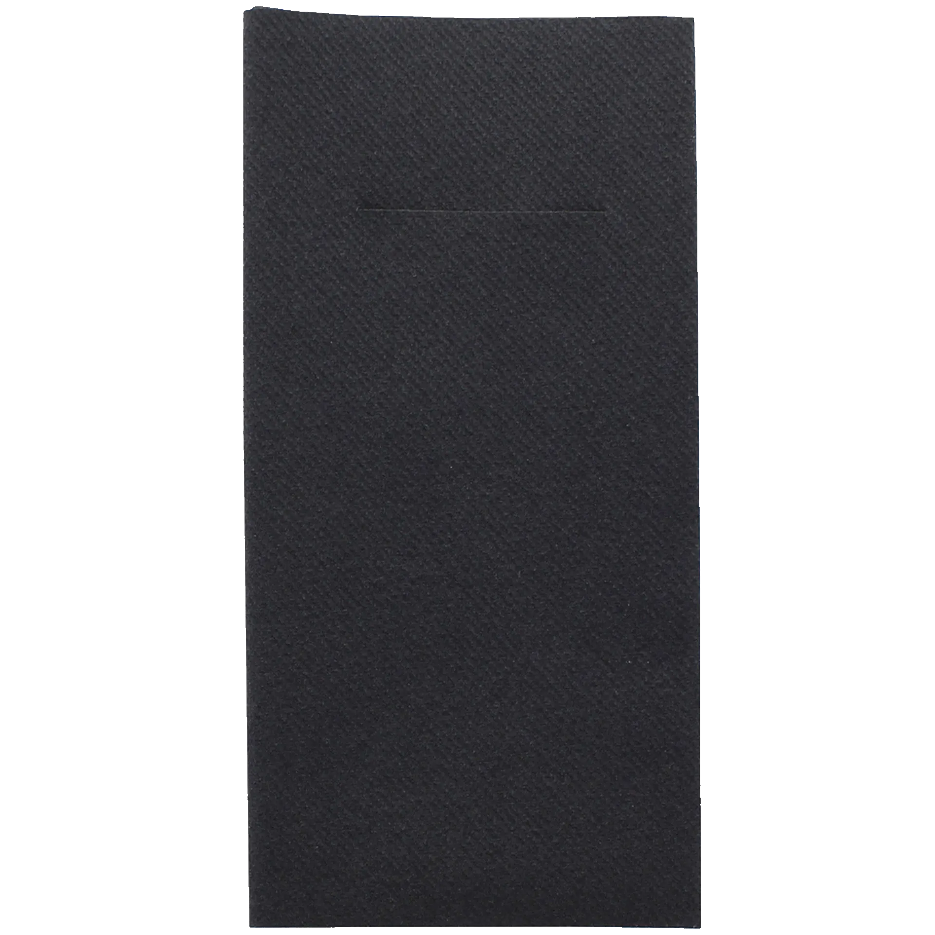 Besteckserviette Airlaid Professional | schwarz 40x40 cm 1/8 Buchfalz
