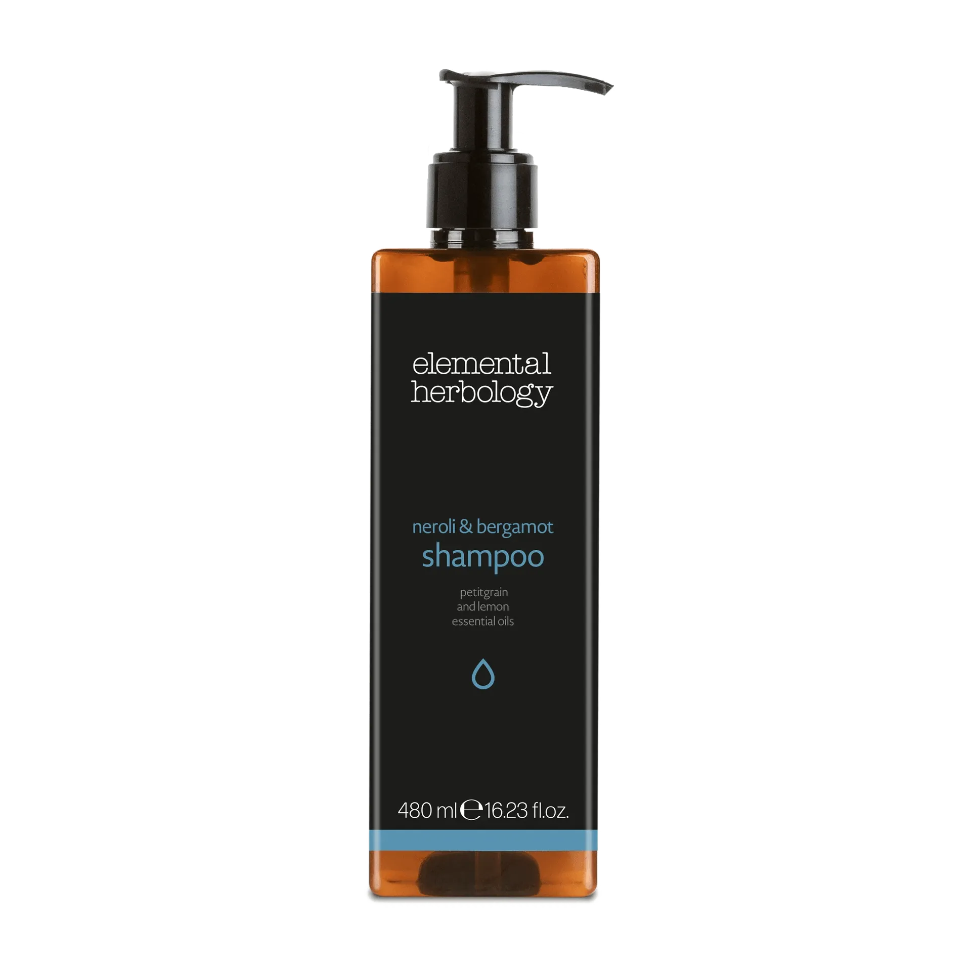 Shampoo | Elemental Herbology neroli e bergamotto flacone | 480 ml